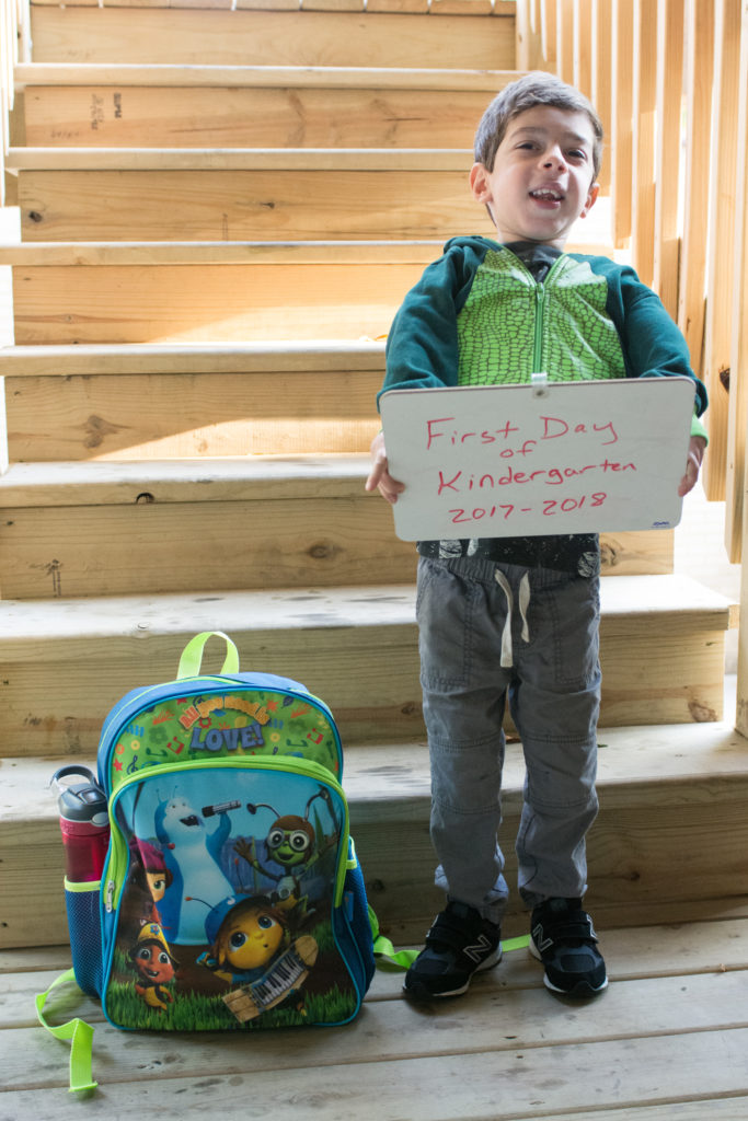 We can't wait to see how he grows during this vital year for his education, Kindergarten. 